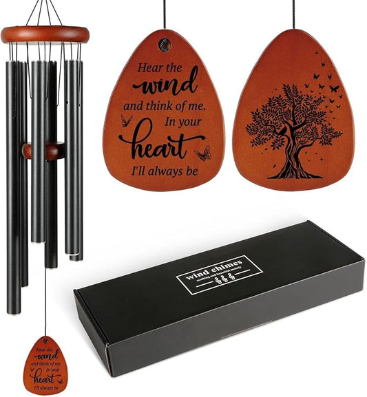 SteadStyle Sympathy Gifts for Loss of Loved One - Memorial Gifts Wind Chimes, Gifts for Who Loss of Dad, Mom, Brother, Friend, Sympathy Bereavement Gift Baskets Home Outdoor Garden Patio Decor (36 IN)
