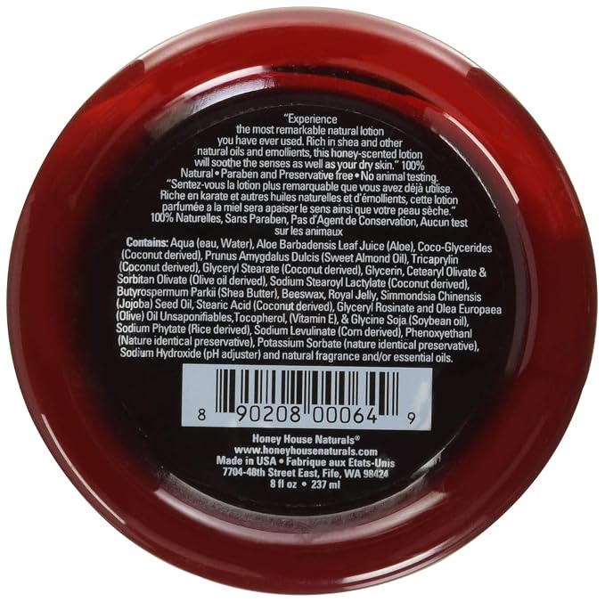 Honey House Naturals Bee Butter Tub, 8 Ounce