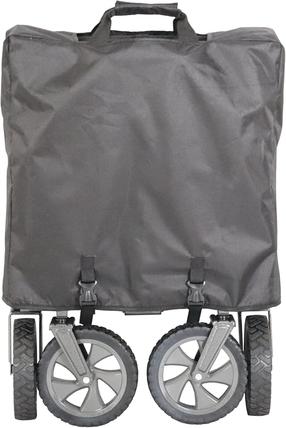 Mac Sports Collapsible Folding Outdoor Utility Wagon, Black
