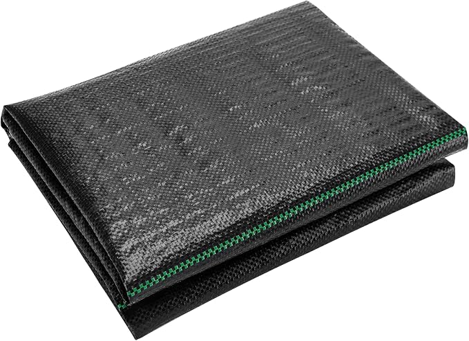 5 x 30 Feet Weed Barrier Fabric Garden Landscape Weed Blocker Woven Fabric Heavy Duty Ground Cover Mat