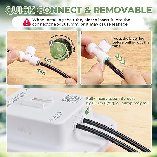 HIRALIY Solar Drip Irrigation System with Timer, Automatic Plant Watering Kit with USB Backup, 12 Pressure-Balanced Drippers, 40FT Tubing for Potted Plants, Indoor Pots & Even Watering