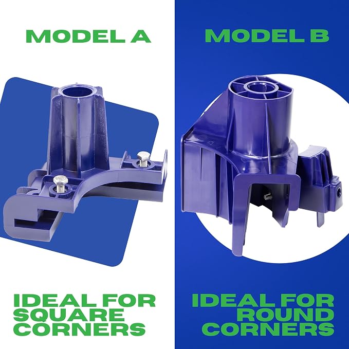 Trellis System Support Kit (Model A) - for Climbing Plants | Square Corner | Ideal for Hydroponics Growing System, Greenhouse & Garden