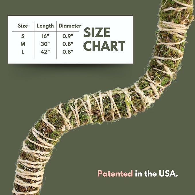 Mossify 42" Bendable Moss Pole Thin 3 Pack (42 Inch)