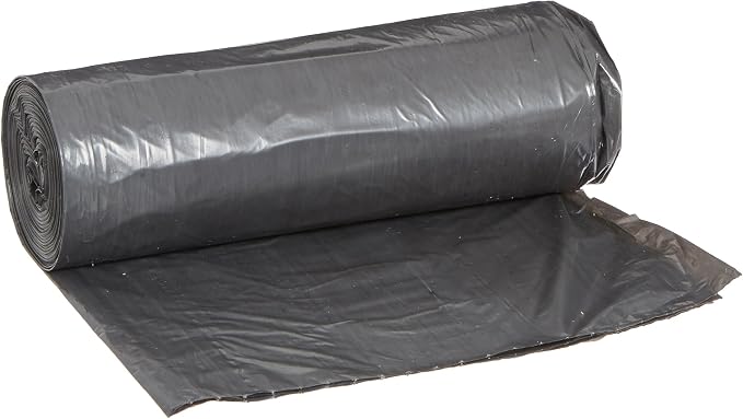 Aluf Plastics 20-30 Gallon Trash Bags - (100 Count) 1.1 MIL (Equiv) Low Density Plastic Garbage Bags - 30" by 36" for Home, Kitchen, Office Commercial Industrial, Black