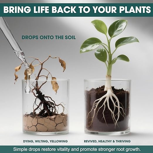 Liquid Rooting Hormone for Cuttings – Supports Fast Root Growth in Water, Soil & LECA | Plant Propagation Solution for Houseplants (4.06 oz)