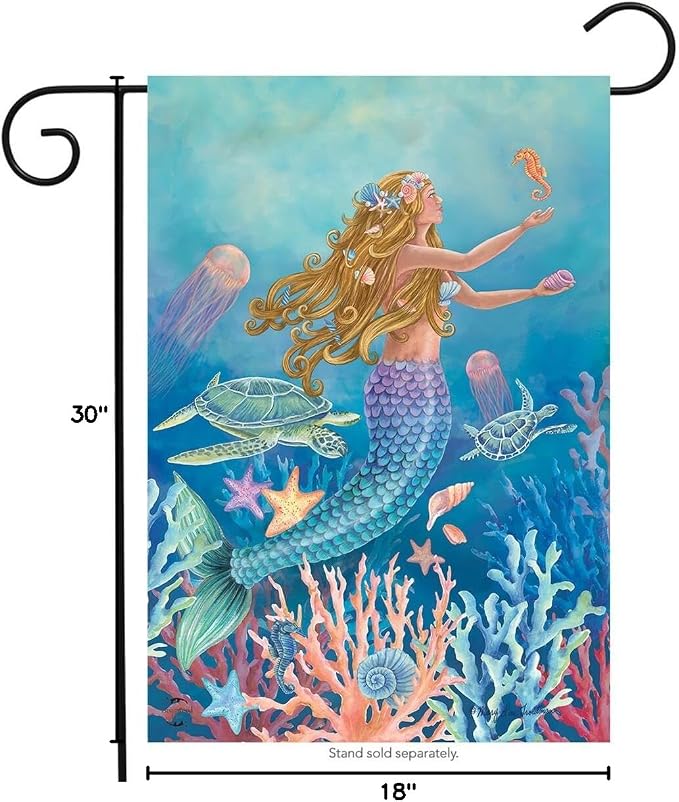 Briarwood Lane Mermaid Summer Garden Flag