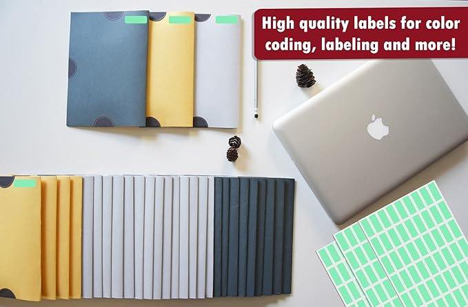Royal Green Metallic Silver Sticker Labels 1.57 inch x 0.75 inch (40mm x 19mm) - 2000 Pack