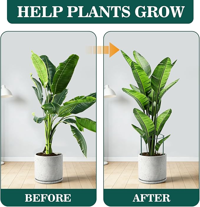 Unves 10 Pack Peony Cage, 13" W x 32" H Half Round Plant Support Stakes, Heavy-Duty Peony Cages and Supports for Outdoor & Indoor Plants, Garden Stakes for Plant Vegetable with Clips, Ties and Gloves