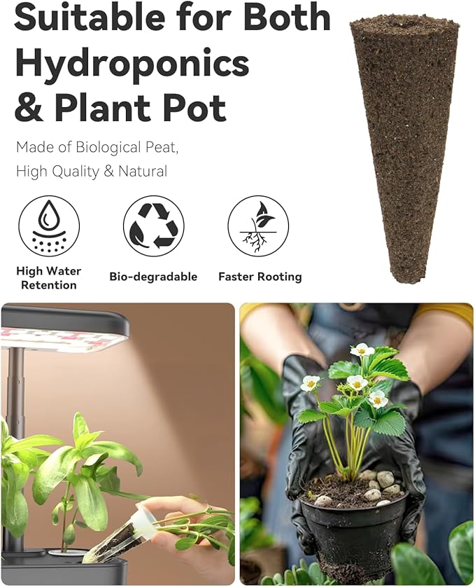 Strawberry Seed Kit Compatible with Hydroponics Growing System Pods, Indoor Home Gardening, Easy to Use for Beginner