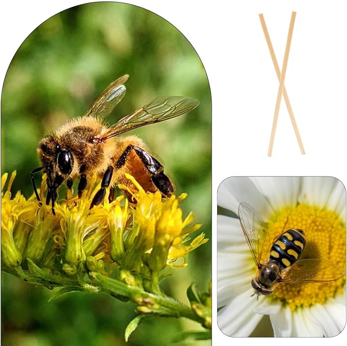 VANZACK 400 Pcs Replacement Straw Bee Tubes Nesting Tube Refill Inserts for Outdoor Mason Bee Houses Lightweight and Easy to Install 5.70In Length