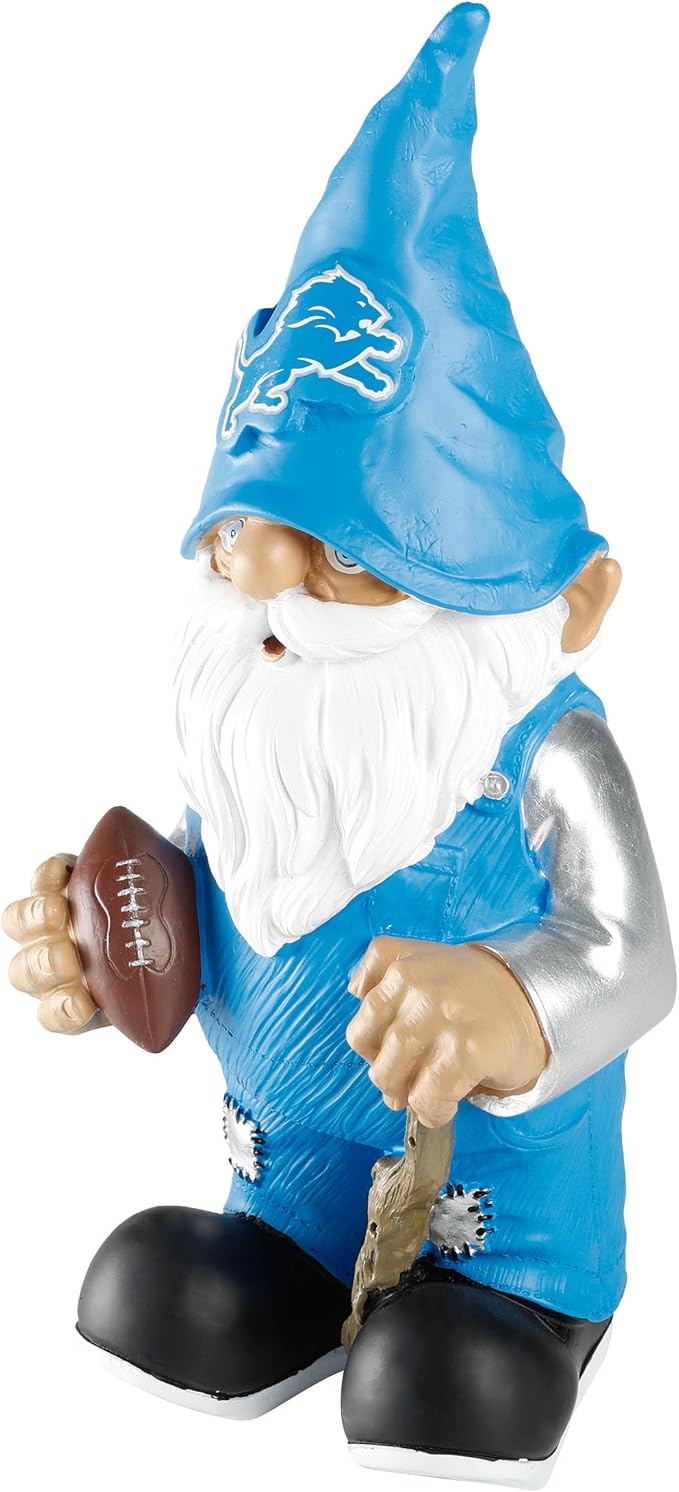 NFL Resin 11.5" Team Logo Outdoor Garden Statue Gnome