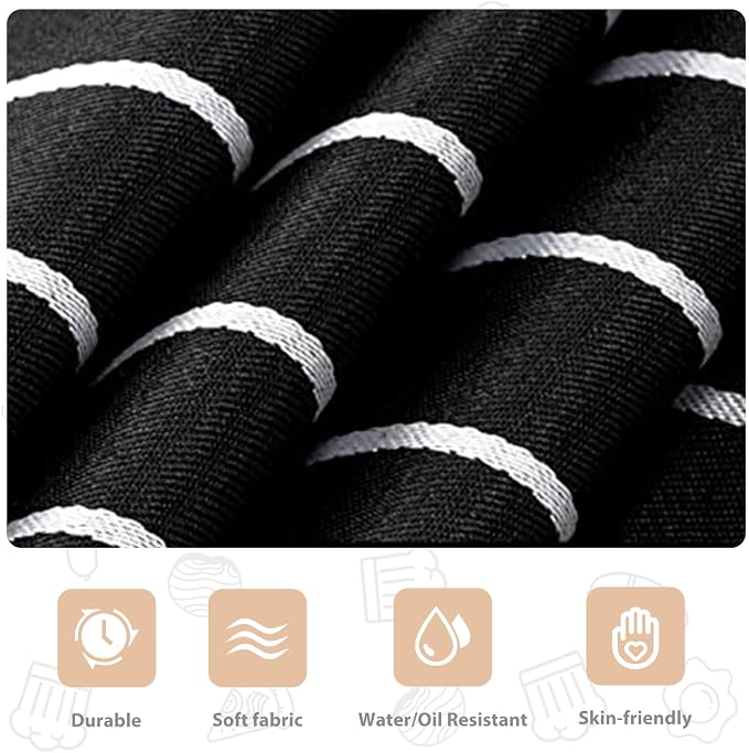 VALOME 2 Pack Kitchen Aprons, Apron for Cooking with 2 Pockets, Unisex Adjustable Neck Strap Chef Aprons for Men Women