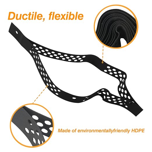 Sunnyglade 2" Thick Ground Grid 16.5 x 6.5 FT, Gravel Retainer 1880 LBS Per Sq ft, Geo Grid Driveway Stabilization for DIY Patio Walkway Driving RV Parking Slopes and Garden (Black, 6.5 x 16.5 FT)