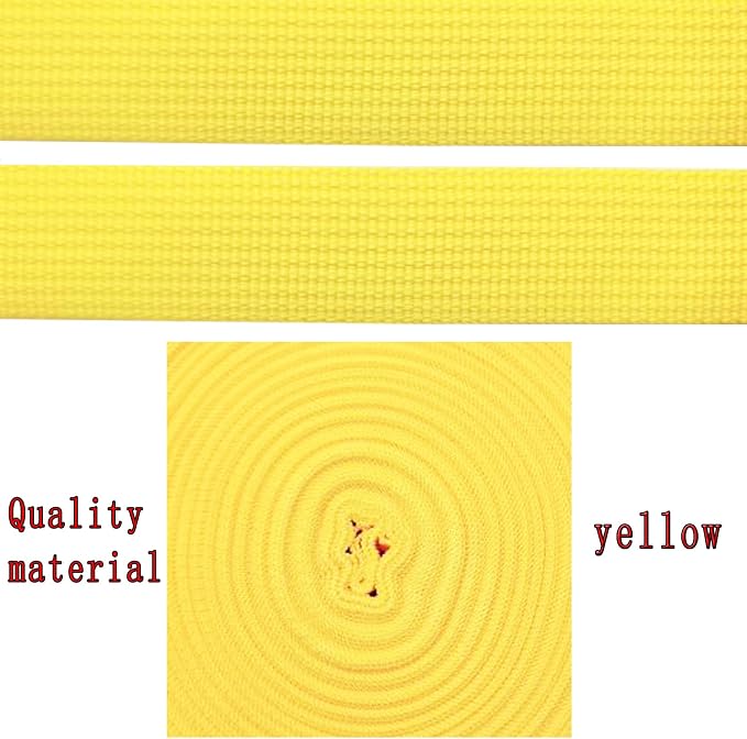 1 Roll 65.6 Feet Tree Tie for Plant Support Garden Strap 1 Inch Width Staking and Guying Material 1,800 Lbs Strength (Yellow)