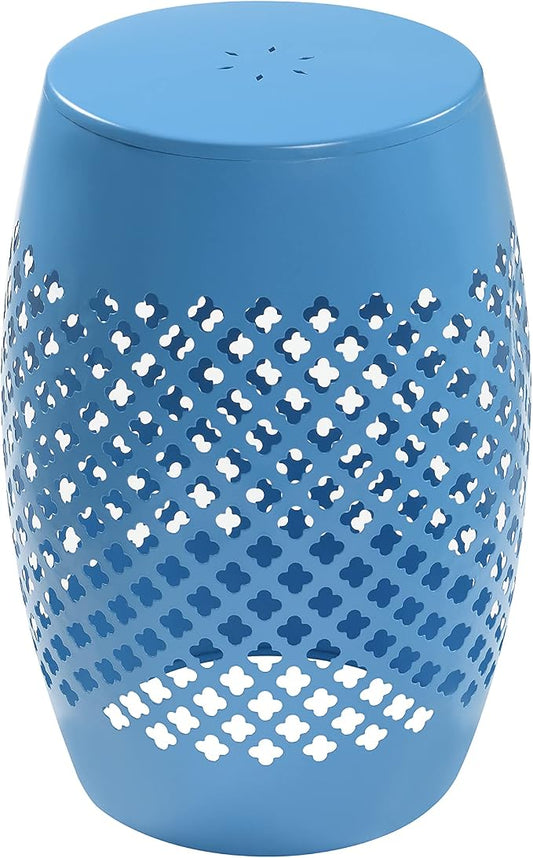 Outdoor 12" Iron Side Table, Outdoor Side Tables, Round Patio Side Table End Table