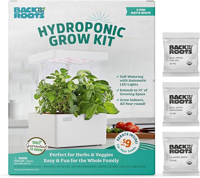 Back to the Roots v1.0 Hydroponic Grow Kit, 2022 Model