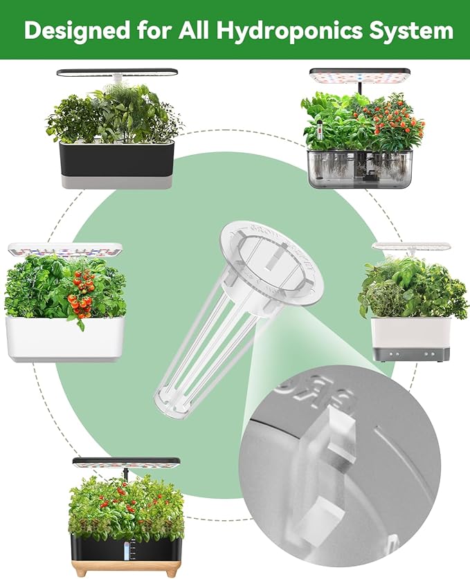 Mixed Cherry Tomato Seed Pod Kit Compatible with AeroGarden, Ahopegarden,URUQ, LETPOT Hydroponic Growing System, 8 Complete Pods with Red, Golden, Black, Purple & Strawberry Fruit Tomato Seeds