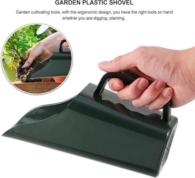 GANAZONO Plastic Soil Scoop Garden Cultivation Scoop Hand Scoop Hand Garden Scoop Trowel Shovel Cultivation Tool for Digging up Transporting Soil