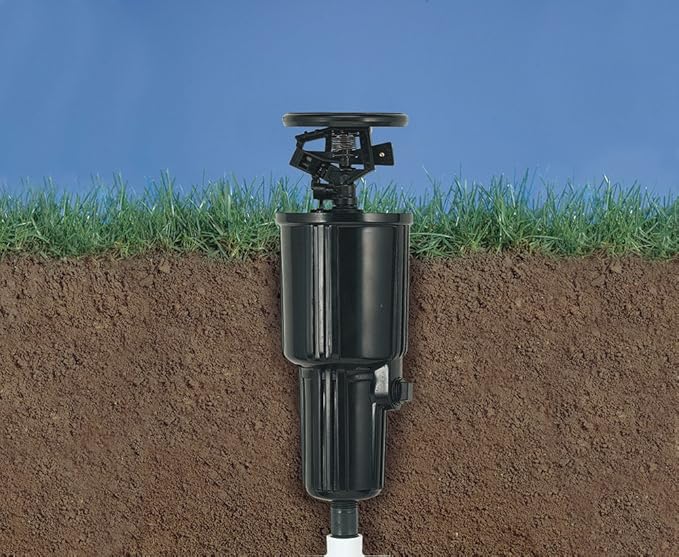 Orbit 55200 Pulse Pop-Up Impact Sprinkler Head, Black (Pack of 5)
