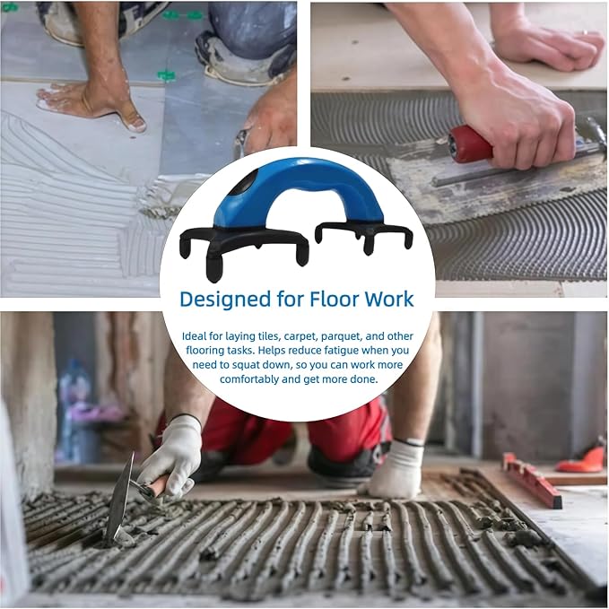 Trowel Support Tool with Anti-Slip Feet – Hands-Free Support for Flooring, Tile, Drywall, Cement, and Adhesive Application