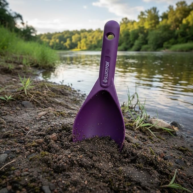 Sluice Fox Gold Prospecting Paydirt Scoop | Durable Plastic Hand Trowel Shovel | Lightweight Tool for Panning, Dredging & Crevice Digging