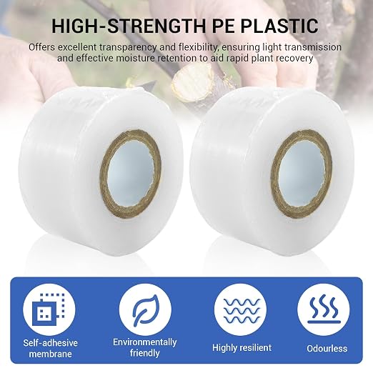 Grafting Tape,Nursery Grafting Tape,Nursery Sealing Tape for Petri Dish, 30mm Width 78inches Length