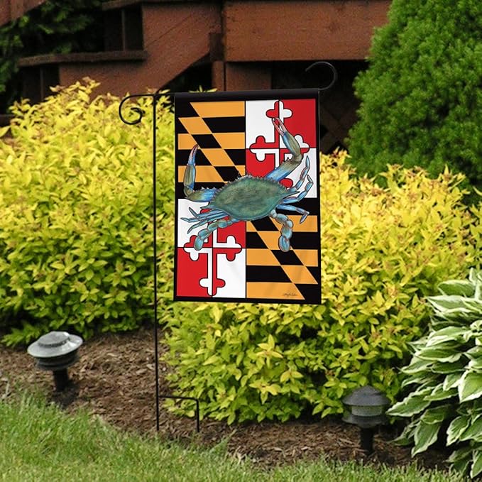 Briarwood Lane Maryland Crabs Summer Garden Flag