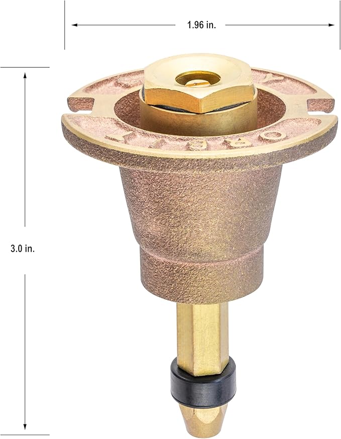 5-Pack Orbit 54070 Brass Pop-Up Flush Head Sprinkler with Full Pattern Spray Nozzle