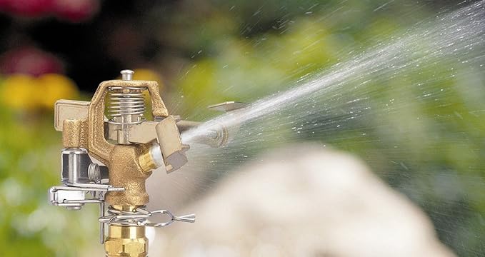 5-Pack Orbit 1/2" BRS Sprinkler Head, Connection, Silver and Gold