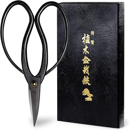 Hanafubuki Wazakura Bonsai Scissors Made in Japan 7inch(180mm), Japanese Bonsai Garden Tools, Hasami Pruning Shears - Traditional