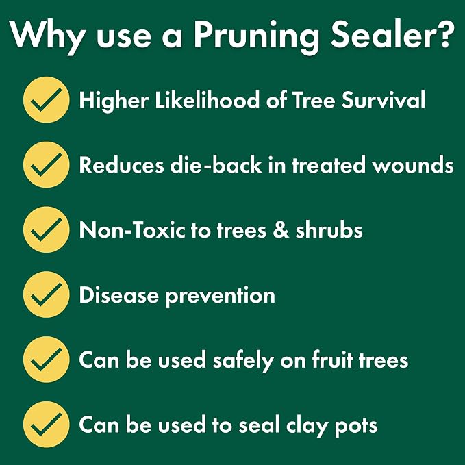 Treekote Tree Wound Dressing - 16oz Tub - Grafting, Pruning, and Wound Care for Damaged Trees - Pruning Sealer, Grafting Compound - for Effective Tree Wound Repair