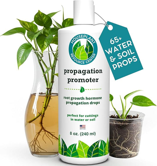Houseplant Prop Drops – Rooting Hormone for Cuttings & Propagation Promoter | Root Growth Hormone & Root Stimulator | Supports Faster Root Development in Water & Soil Propagation | 8 oz
