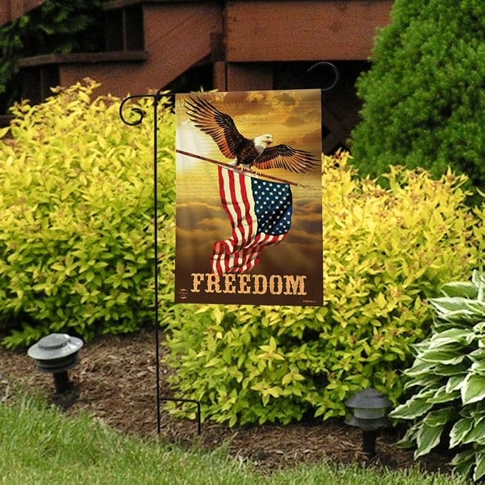 Freedom Eagle Patriotic Everyday Garden Flag 18" x 12.5" Briarwood Lane