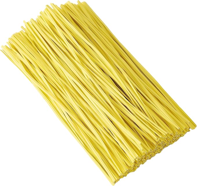 Tangyinrd 300 Pcs 6 inch Green Plastic Twist Ties, Cable Ties, for Bags, Gardening Tools