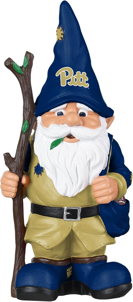 FOCO NCAA Unisex-Adult NCAA College Team Logo Holding Stick Garden Statue Outdoor Gnome