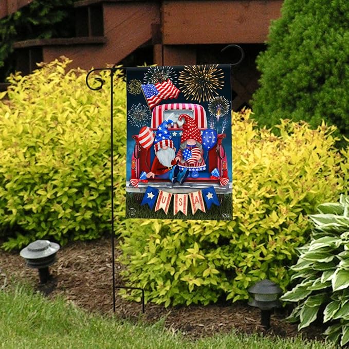 Briarwood Lane Usa Gnomes Garden Flag