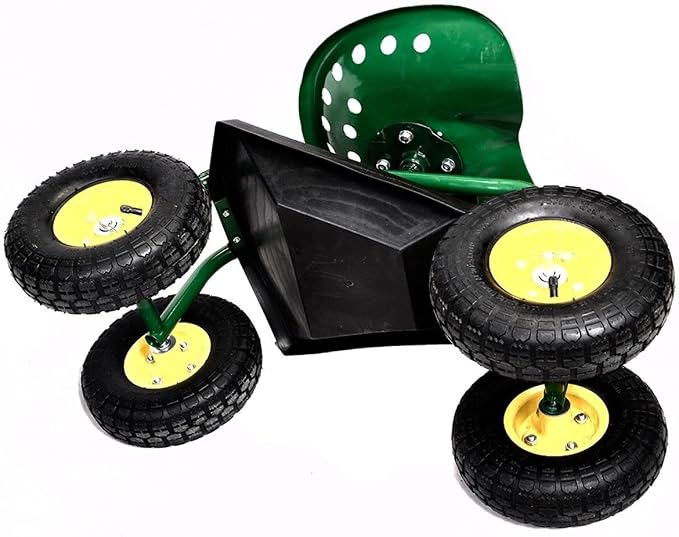 Rolling Work Seat with Tool Tray from TNM