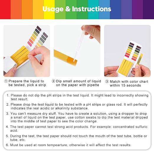 20 Pack pH Test Strips, 1600 Strips pH. 1-14 Universal pH Test Paper Litmus Test Paper pH Soap Making Testing Strips for Water Wine Saliva Urine Soil Testing Pet Food Water pH Test for Drinks (Box)