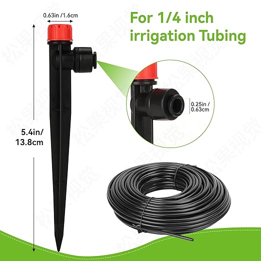 Vatony 20PCS Plant Self Watering Insert Spikes Device, Automatic Water Control System with Adjustable Drip Irrigation, Plastic, Special Feature: Automatic Watering