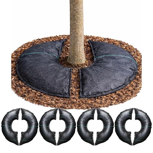 SteadySpring® Smart 30+ Day Tree Watering Mat Auto Refills with Rain for Trees with 16–23 in Root Ball – Maintains Optimal Soil Moisture, Reduces Water Use Up to 99%, Promotes Healthy Root Growth