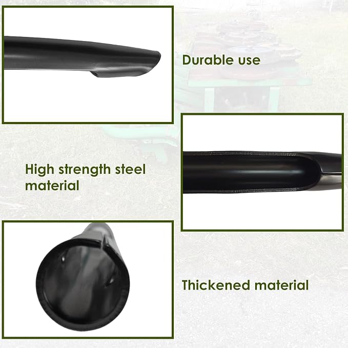 deawater 6 Aerator Core Tines Replacement for Ryan 522361, Fits Exmark 121-4894 & Bluebird 424-530A, Lawn Aerator Core Tine Set for Turf Aeration Equipment
