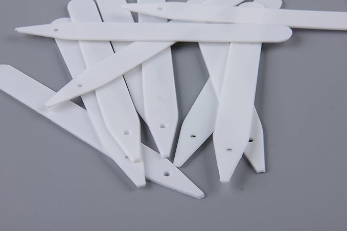Delatanus 200PCS Plant Labels 4.7inch Plant Markers,White