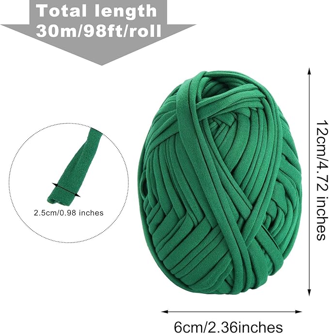 BBTO Garden Twine Soft Plant Tie Green Garden String Tree Tie Stretchy Gardening Tape Plant Support for Home Tying Climbing Plants Veggies Flower Supplies Craft 98 Feet/roll(2 Rolls)