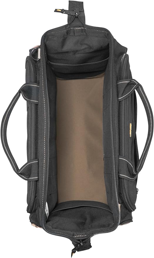 Custom Leathercraft1539 Multi-Compartment 50 Pocket Tool Bag