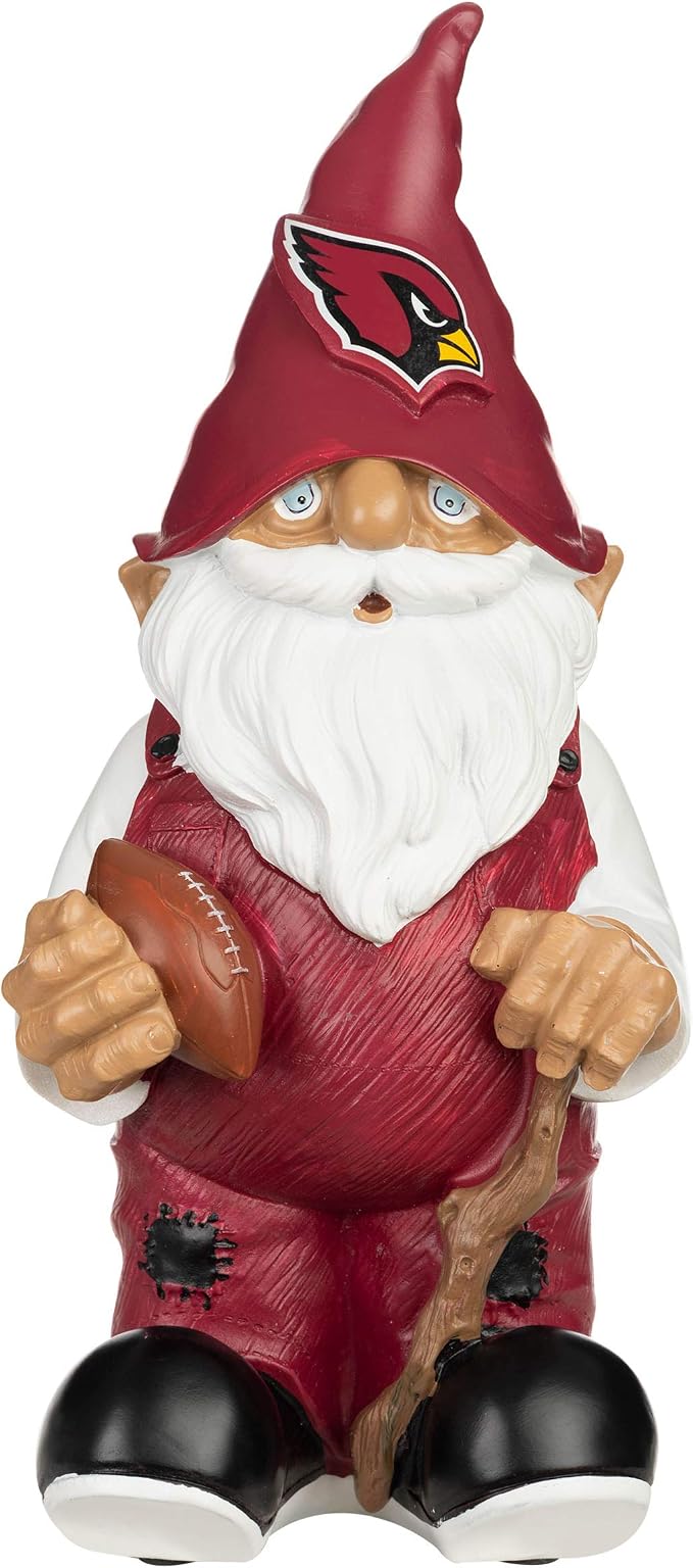 NFL Resin 11.5" Team Logo Outdoor Garden Statue Gnome