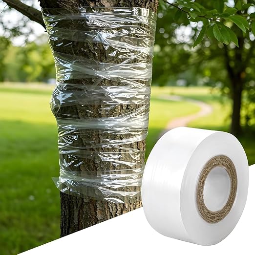 TROUVAILLE Parafilm Tape, Sealing Tape for Petri Dish, Grafting Tapes for Fruit Trees and Plants, Self-Adhesive Stretchable Resilient Film, M 29mm Width