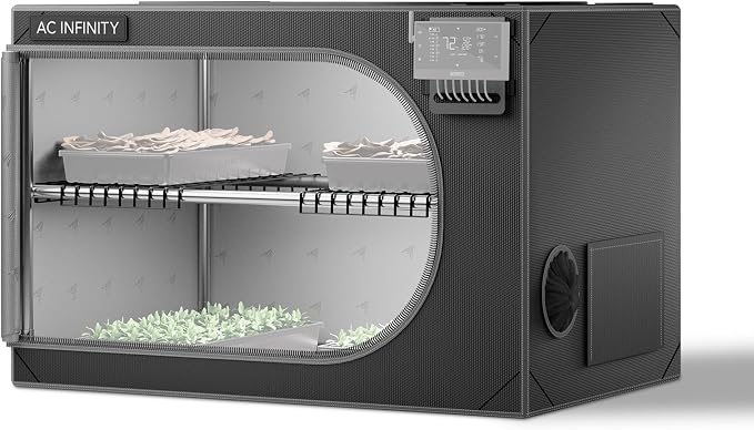 AC Infinity CLOUDLAB Advance Propagation Grow Tent, 2000D Diamond Mylar Canvas, Vertical or Horizontal Orientation Mini Tent for Germination, Cloning, Mushrooms, Early Indoor Plant Growing