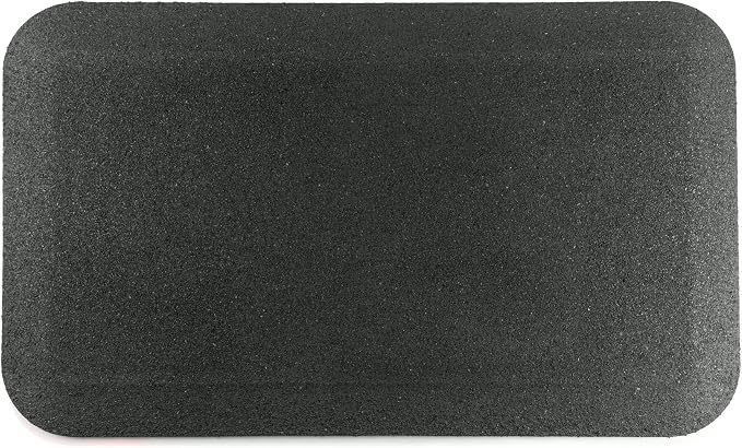Playsafer Playground Safety Rubber Wearmat for Swingsets and Slides - 1" Thick X 24" W X 40" L (1 Pack, Gray)