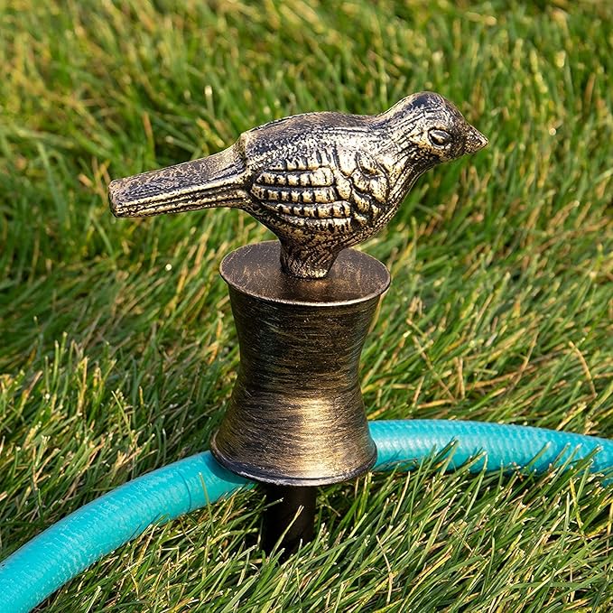 Clever Garden Heavy Duty Decorative Hose Guide - Sparrow, 1 Pack