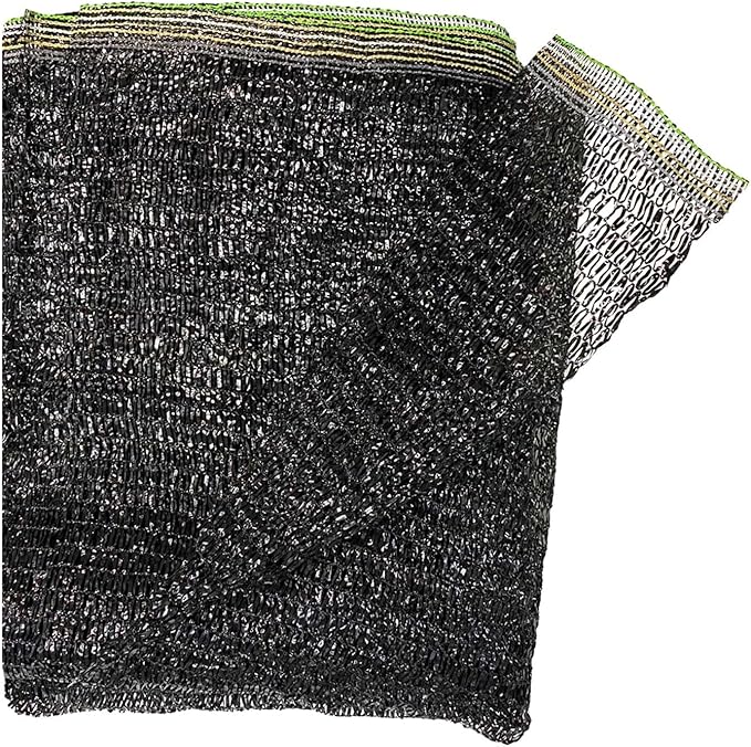 Cool Area 55% 8x20ft Sunblock Shade Cloth Cover Mesh UV Resistant Net for Garden Flower Plant Greenhouse, Black
